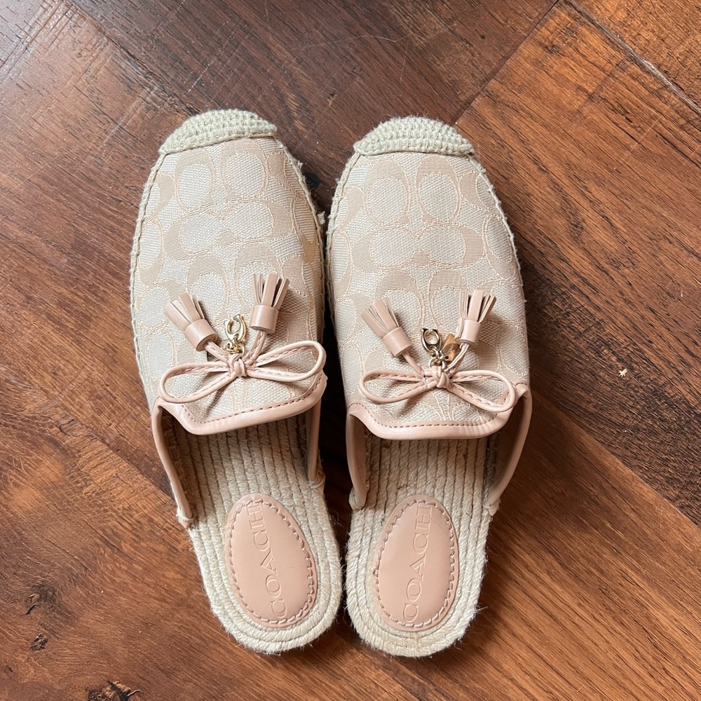 Coach Espadrille slide-on